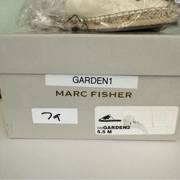 Marc Fisher Women's Slip On Espadrille Leather Beaded Rope Loafers Size 5.5 NIB - Picture 13 of 13